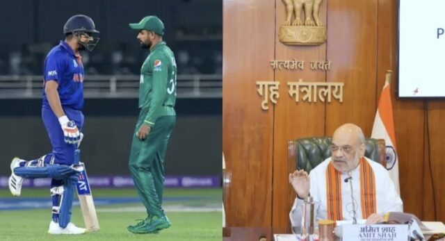 अमित शाह पाकिस्‍तान के के चेतवलें। इमेज- BCCI, अमित शाह एक्‍स