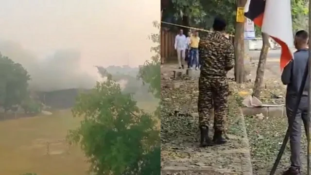 दिल्ली के प्रशांत विहार में जोरदार धमाका