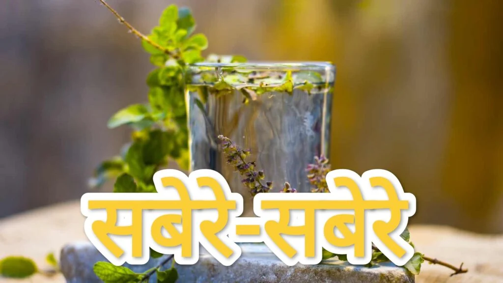 तुलसी के पानी