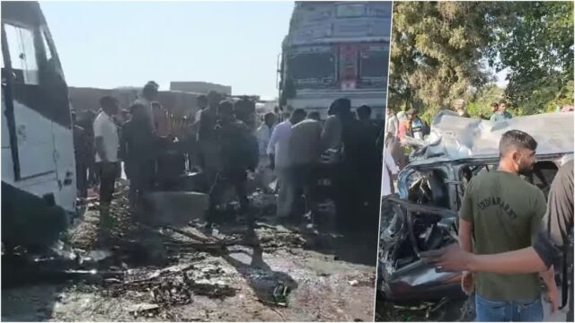 महाकुंभ जात 8 युवा लोग के सड़क हादसा में मउत
