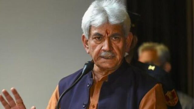 जम्मू-कश्मीर के उपराज्यपाल मनोज सिन्हा