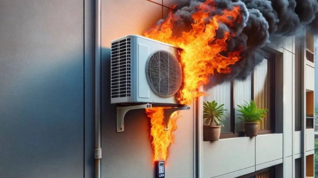 AC Blast के वजह से शख्स के गईल जान