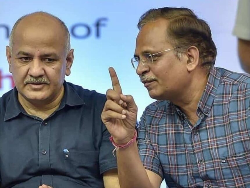 मनीष सिसोदिया आ सत्येंद्र जैन के खिलाफ केस दर्ज