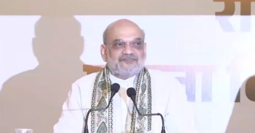 Amit Shah addresses press conference in Patna on Sardar Vallabhbhai Patel Jayanti, criticizes Congress for 41-year delay in Bharat Ratna honor