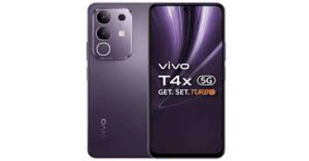 Vivo T4x 5G smartphone with 6500mAh battery and 50MP camera at ₹11,999