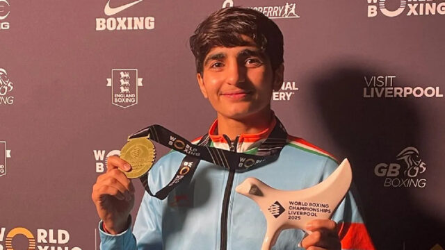 Indian women boxers Minakshi Hooda, Preeti Pawar and Arundhati Choudhary win gold medals at World Boxing Cup Finals 2025