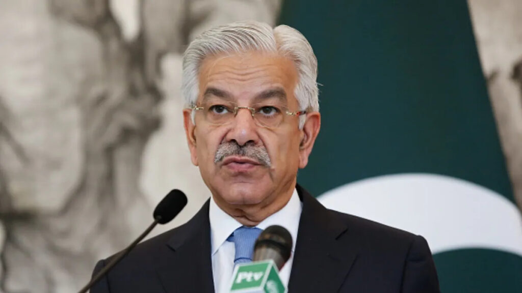 Pakistan Defence Minister Khawaja Asif expressing fear after Indian Army Chief’s warning on cross-border terrorism