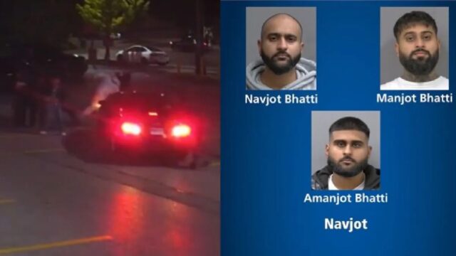 Police investigation after gang-related firing between truck drivers in Brampton Canada