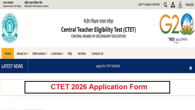 "CTET 2026 February exam application last date and correction window details"
