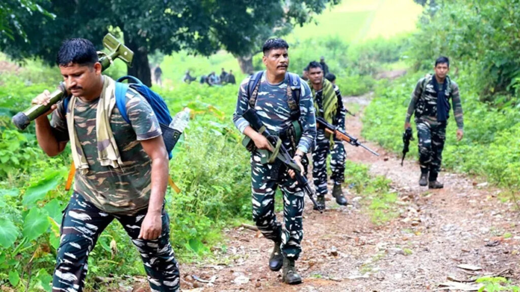 Security forces in Madhya Pradesh ensuring peace after the end of 36 years of red terror