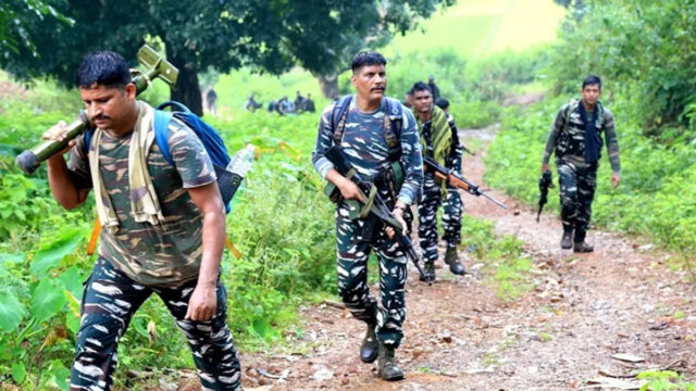 Security forces in Madhya Pradesh ensuring peace after the end of 36 years of red terror