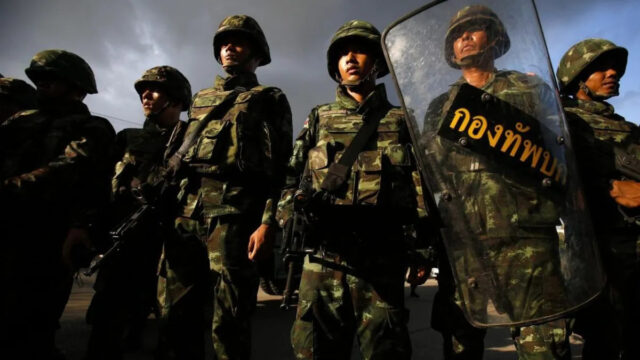 Cambodia-Thailand border tension with ongoing air strikes and military conflict