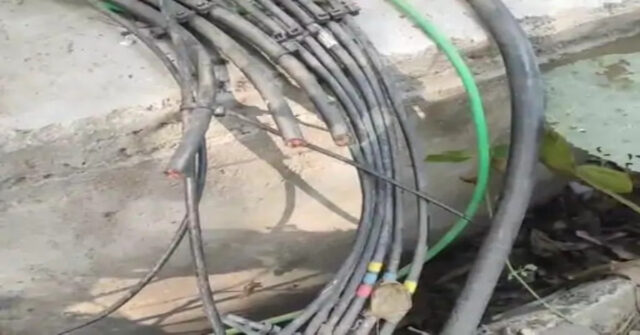 BSNL tower in Daudpur where cable theft attempt was foiled and bike was recovered