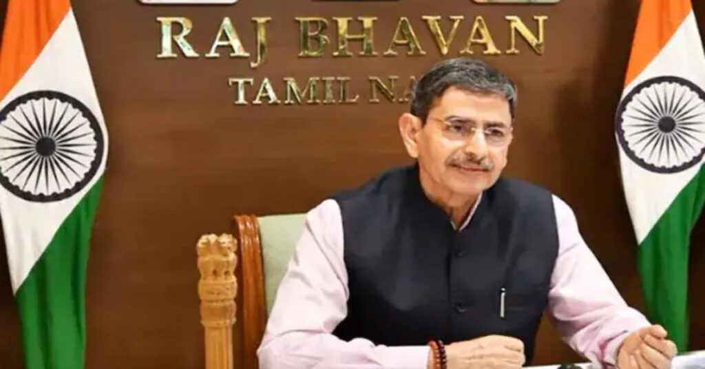 Tamil Nadu Governor RN Ravi walking out of the state assembly over national anthem issue