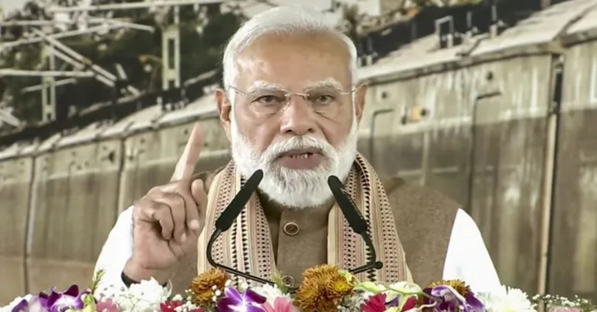 PM Modi Attacks Congress Over Shirtless Protest at AI Summit