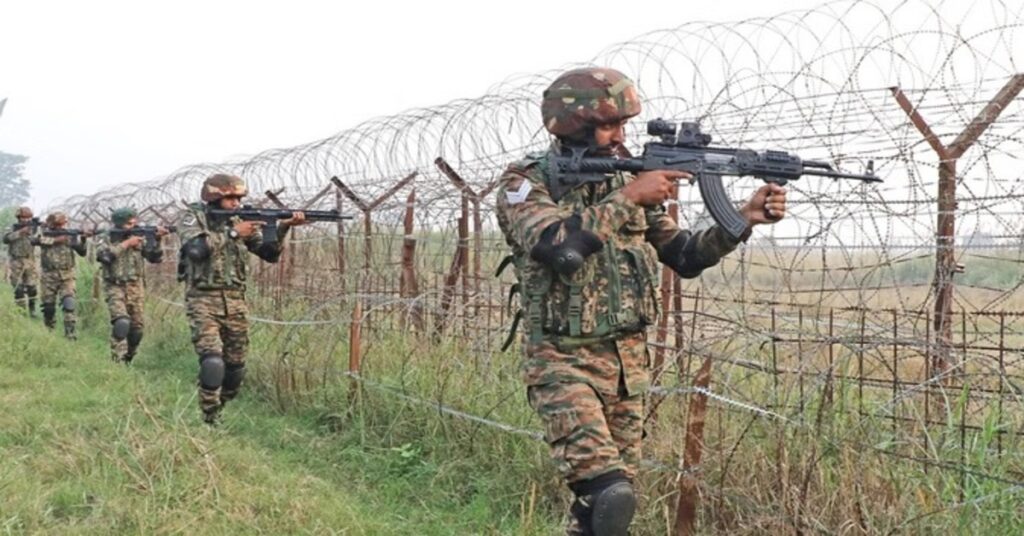 Indian Army soldiers during Operation DIGGI-2 in Uri sector stopping infiltration attempt