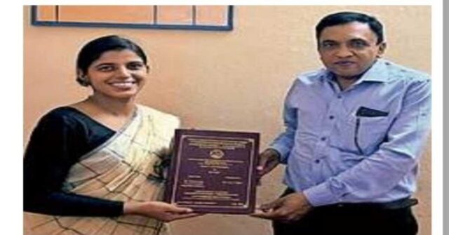 Akriti Vigya Achieves PhD in Botany