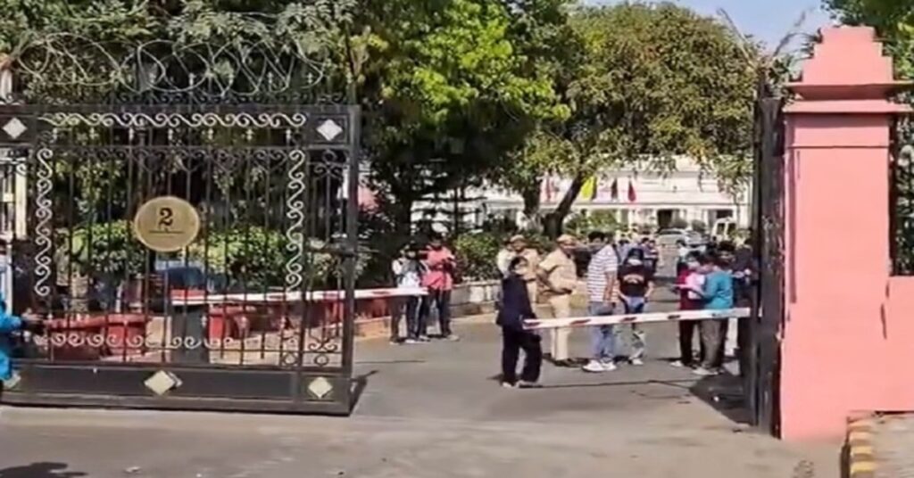 Car breaking VIP gate barrier at Delhi Assembly security breach