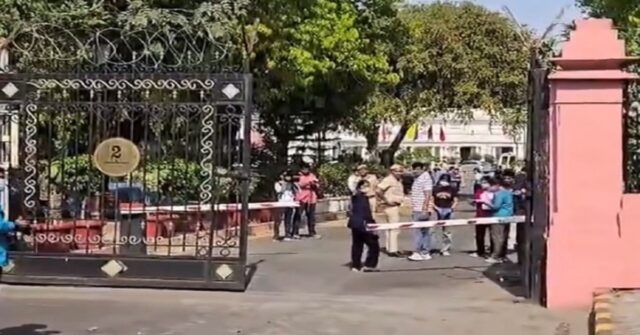 Car breaking VIP gate barrier at Delhi Assembly security breach
