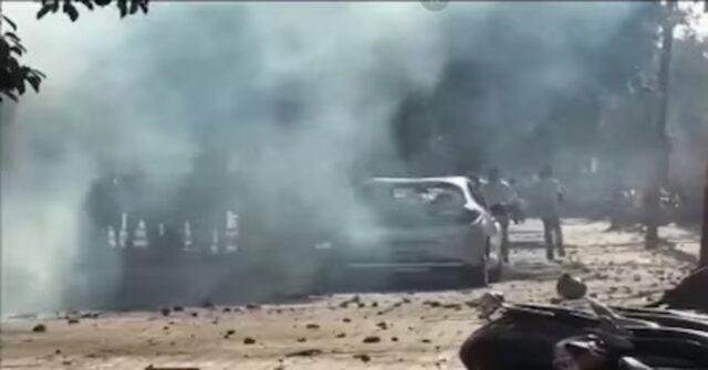 Noida Protest: Violence Erupts Over Salary Hike Demand, Vehicles Burnt