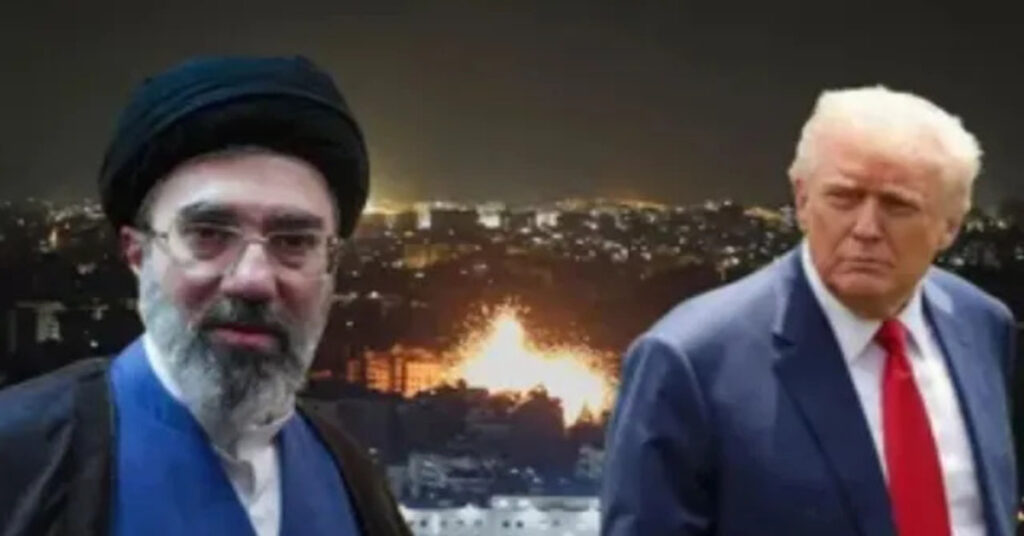 Map showing Strait of Hormuz amid US Iran ceasefire talks