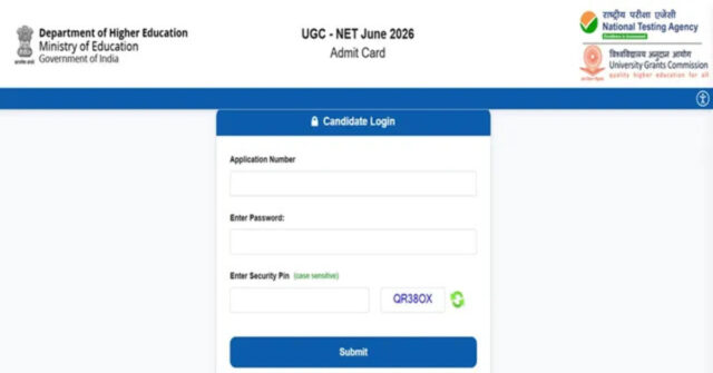 UGC NET Admit Card 2026 released by NTA for June examination download