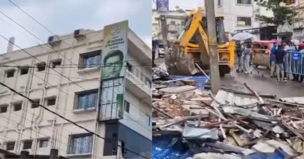 Abhishek Banerjee Office Bulldozer Action in Amtala, West Bengal