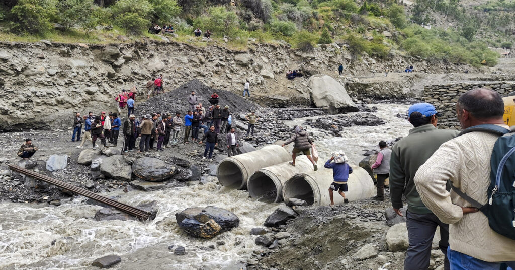 Himachal Pradesh Flood and Landslide After Heavy Rain