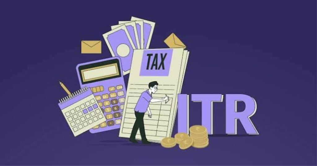 Taxpayer filing Income Tax Return (ITR) online before the 31 July 2026 deadline.