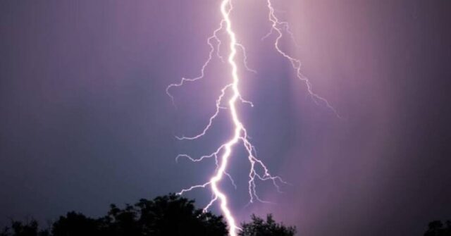 Father and son killed in a lightning strike