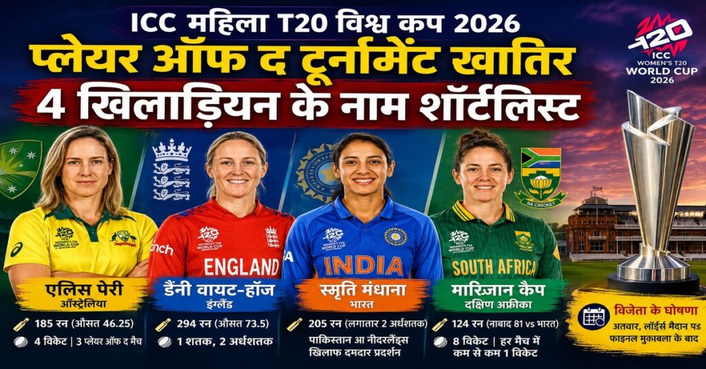 ICC Women's T20 World Cup 2026 Player of the Tournament