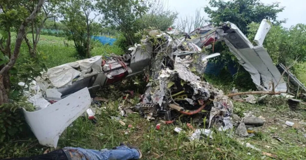Kanpur Training Aircraft Crash Near Ganga Barrage