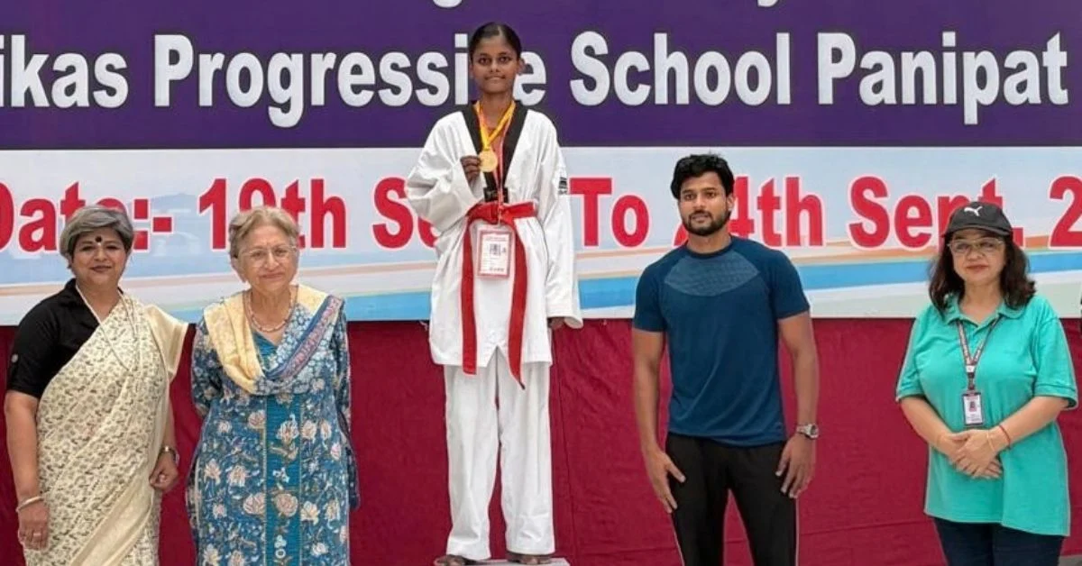 Gorakhpur Ananya Wins Gold in CBSE National Taekwondo