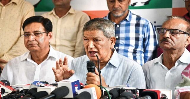 Harish Rawat resigns from Congress organizational posts after ED raid