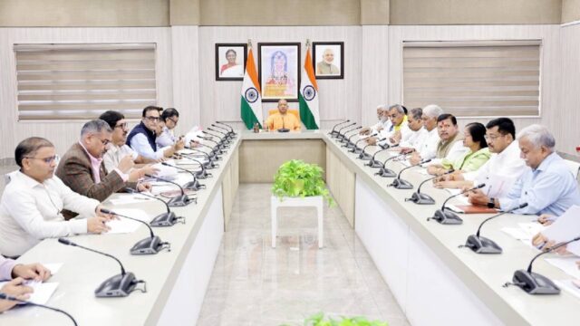 CM Yogi Instructions on Rain-Damaged Roads in UP